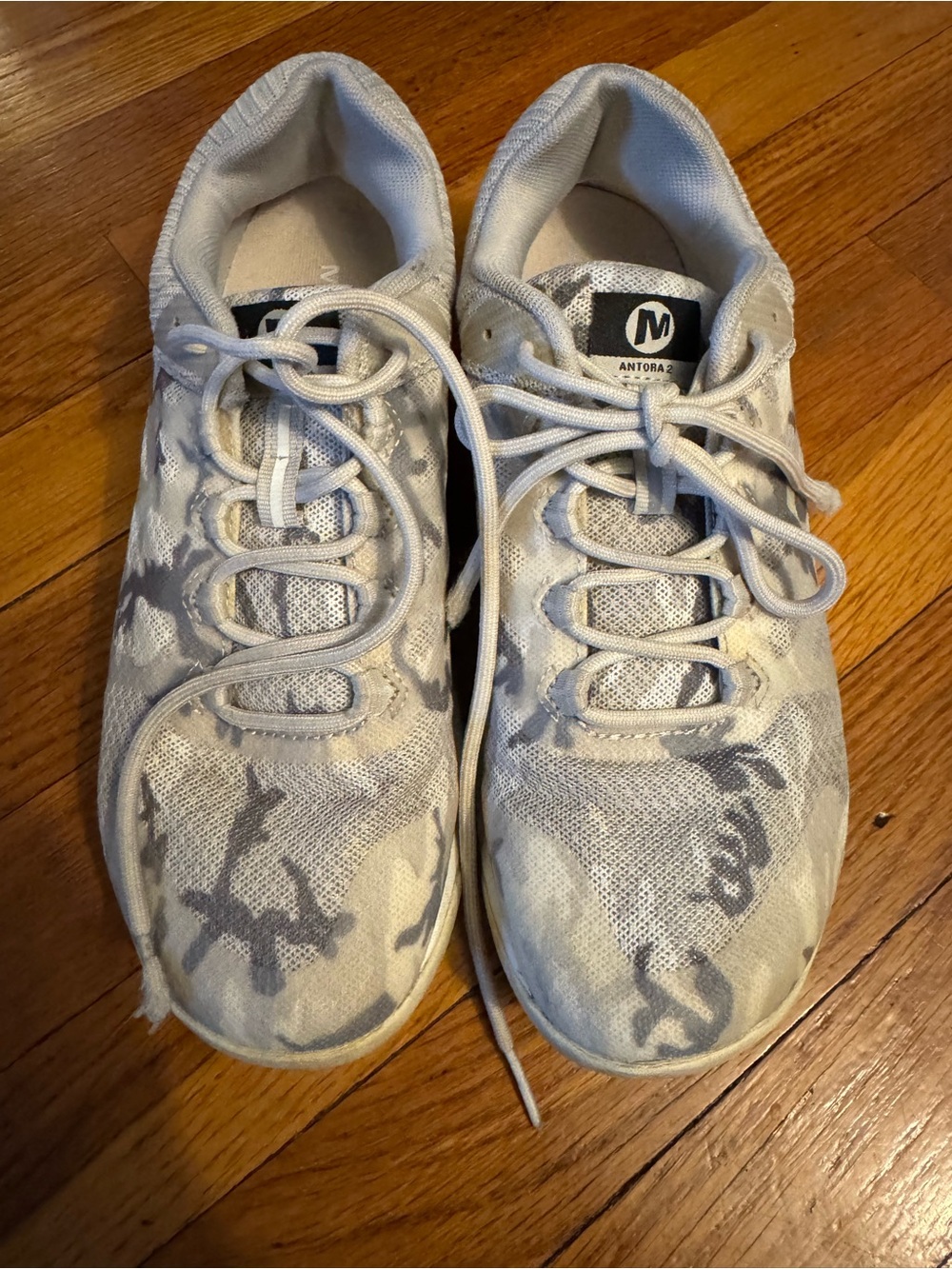 Merrell Antora White and Light Gray Women's Sneakers